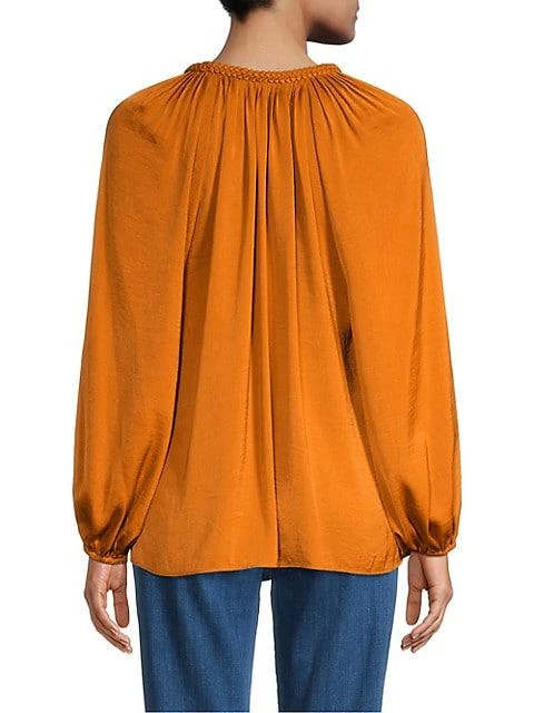 商品Kobi Halperin|Rosa Cotton &amp; Silk Blouse,价格¥1074,第5张图片详细描述