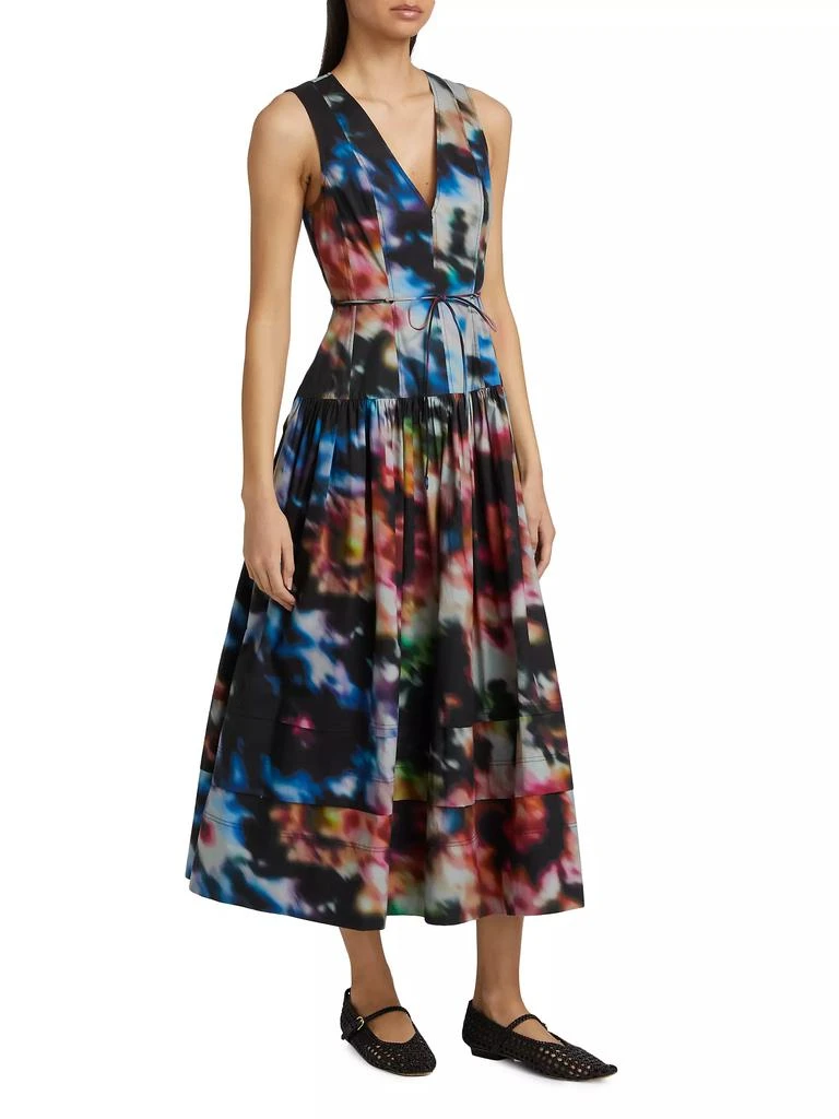 商品Ulla Johnson|Kiran Blossom Batik Poplin Dress,价格¥1506,第4张图片详细描述