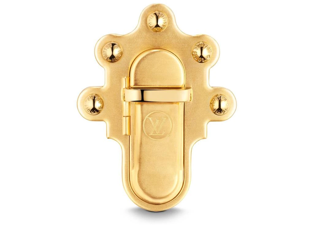 商品Louis Vuitton|Trunk Lock Pendant Necklace and Brooch,价格¥4586,第4张图片详细描述