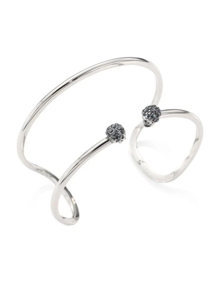 商品Alexander McQueen|Double Thin Raw Bracelet,价格¥2741,第1张图片