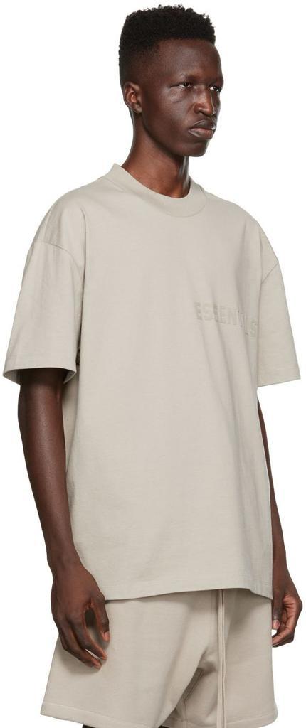 商品Essentials|Gray Cotton T-Shirt,价格¥295,第4张图片详细描述