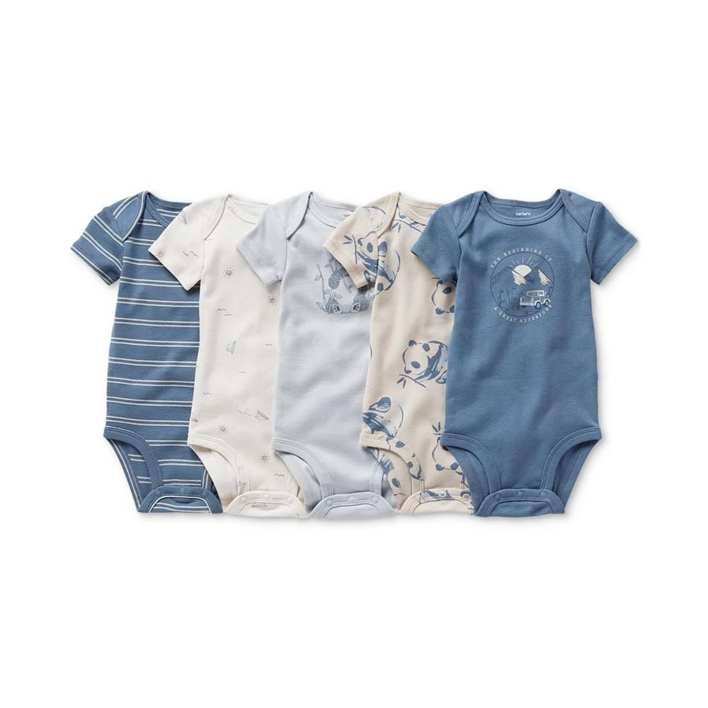 Baby Boys Short Sleeve Bodysuits, Pack of 5 商品