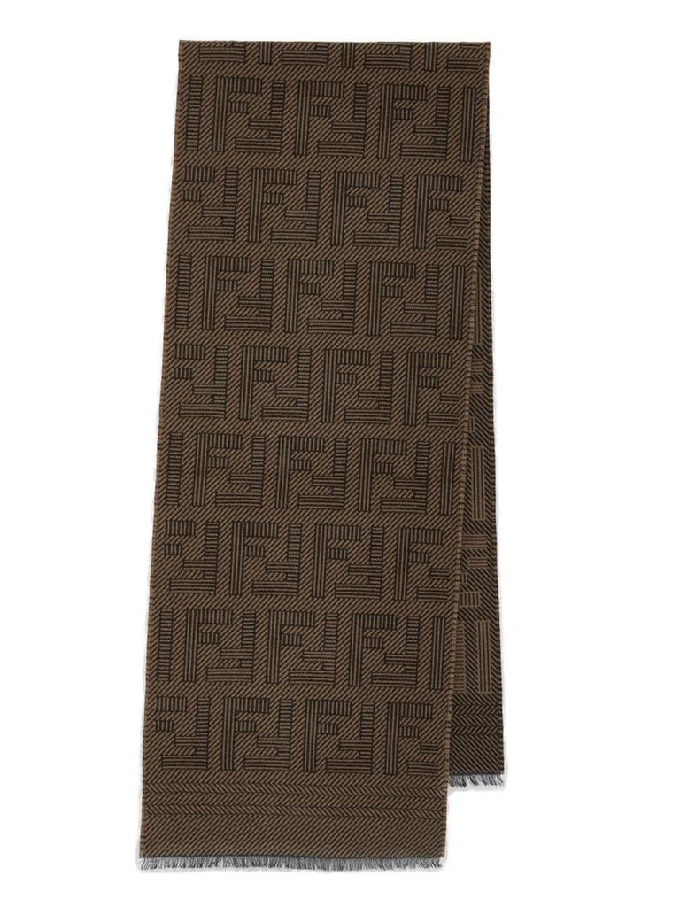 商品Fendi|Fendi FF Monogrammed Scarf,价格¥2373,第1张图片