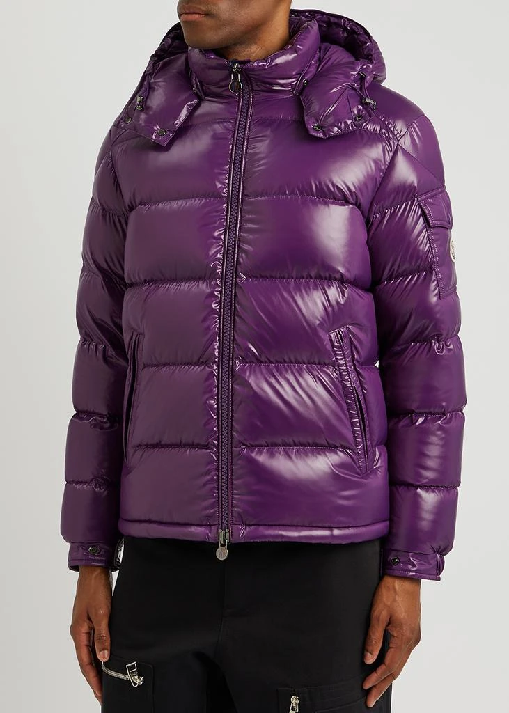 商品Moncler|Maya purple hooded quilted shell jacket,价格¥10554,第2张图片详细描述