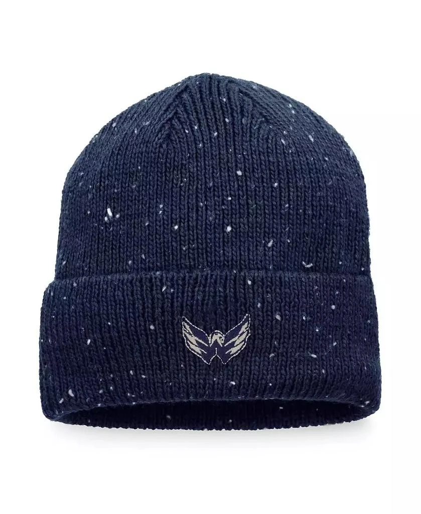 商品Fanatics|Men's Navy Washington Capitals Authentic Pro Rink Pinnacle Cuffed Knit Hat,价格¥258,第1张图片