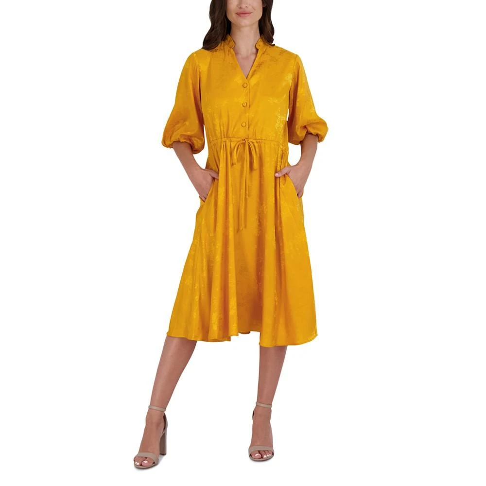 商品Sandra Darren|Women's Jacquard Midi Dress,价格¥438,第1张图片