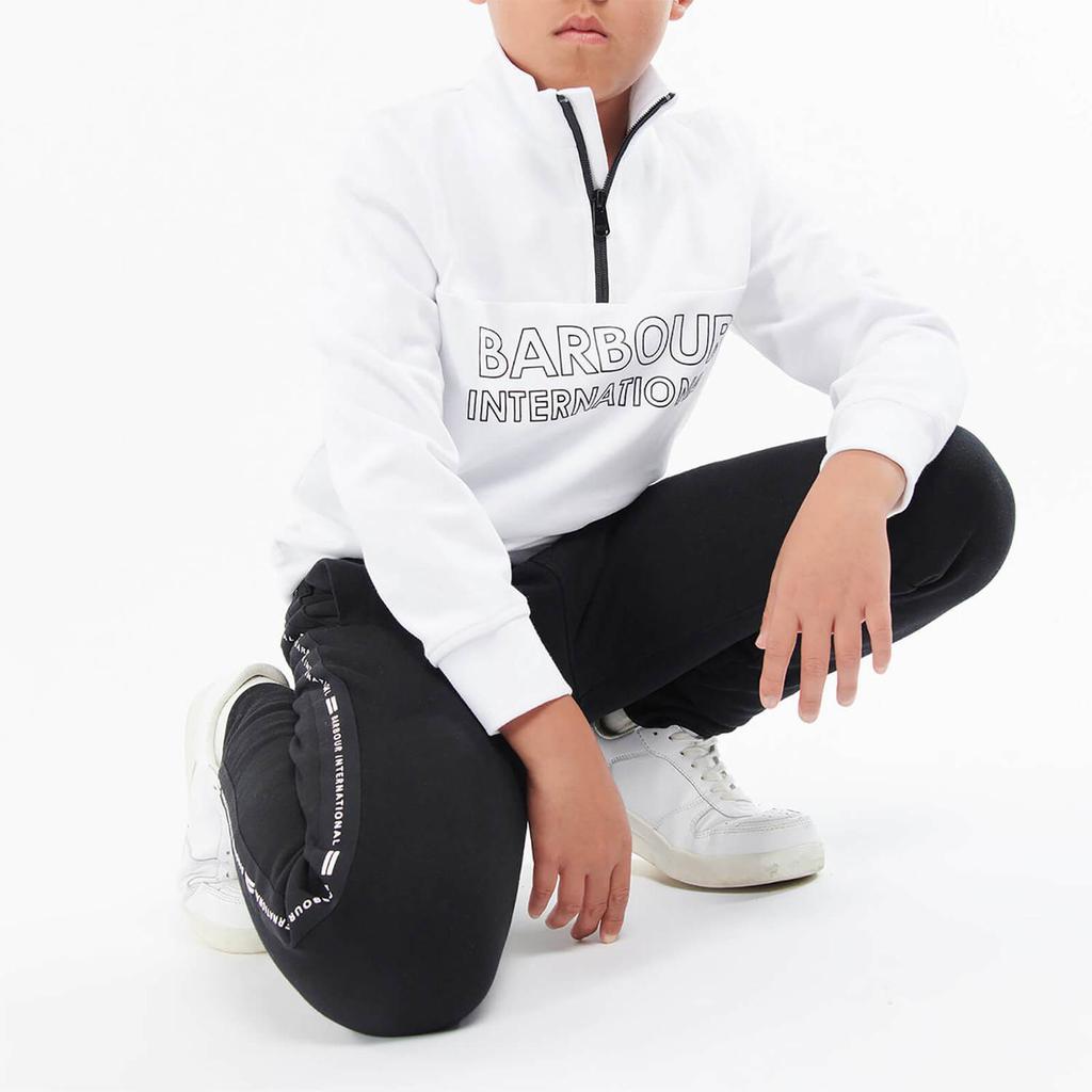 Barbour International Boys' Halt Half Zip Sweatshirt - White商品第3张图片规格展示