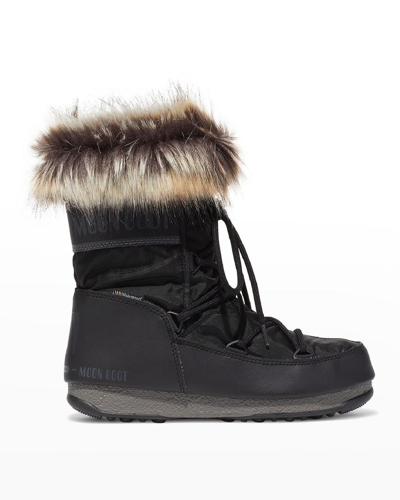Monaco Faux Fur Short Snow Boots商品第1张图片规格展示