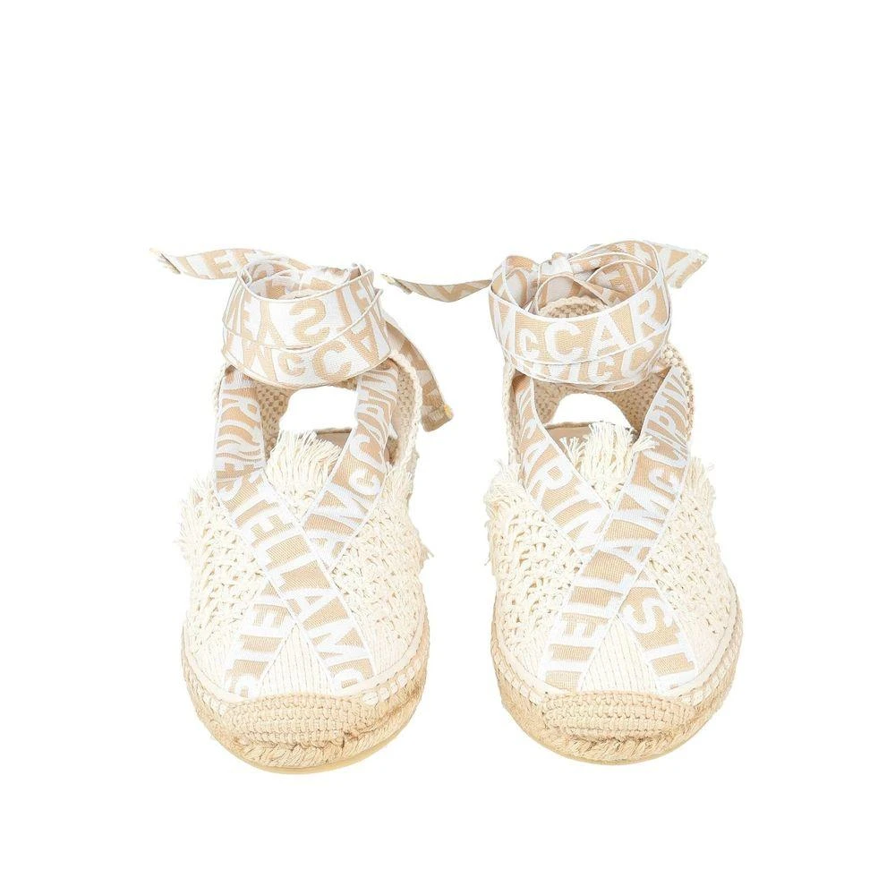 商品Stella McCartney|Stella McCartney Logo Canvas Espadrilles,价格¥3009,第4张图片详细描述