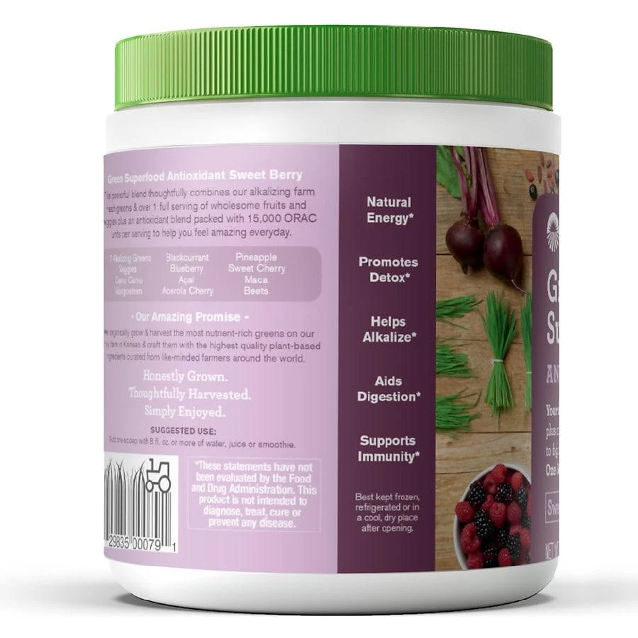 商品Amazing Grass|Amazing Grass® 超级绿色食物冲剂 莓果味,价格¥245,第4张图片详细描述