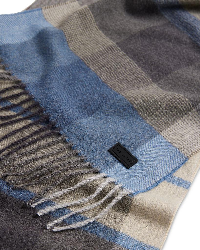 Jeff Large Check Scarf商品第2张图片规格展示