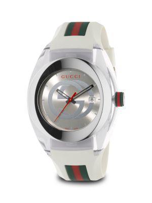 商品Gucci|Sync Stainless Steel & Rubber-Strap Watch,价格¥2974,第1张图片