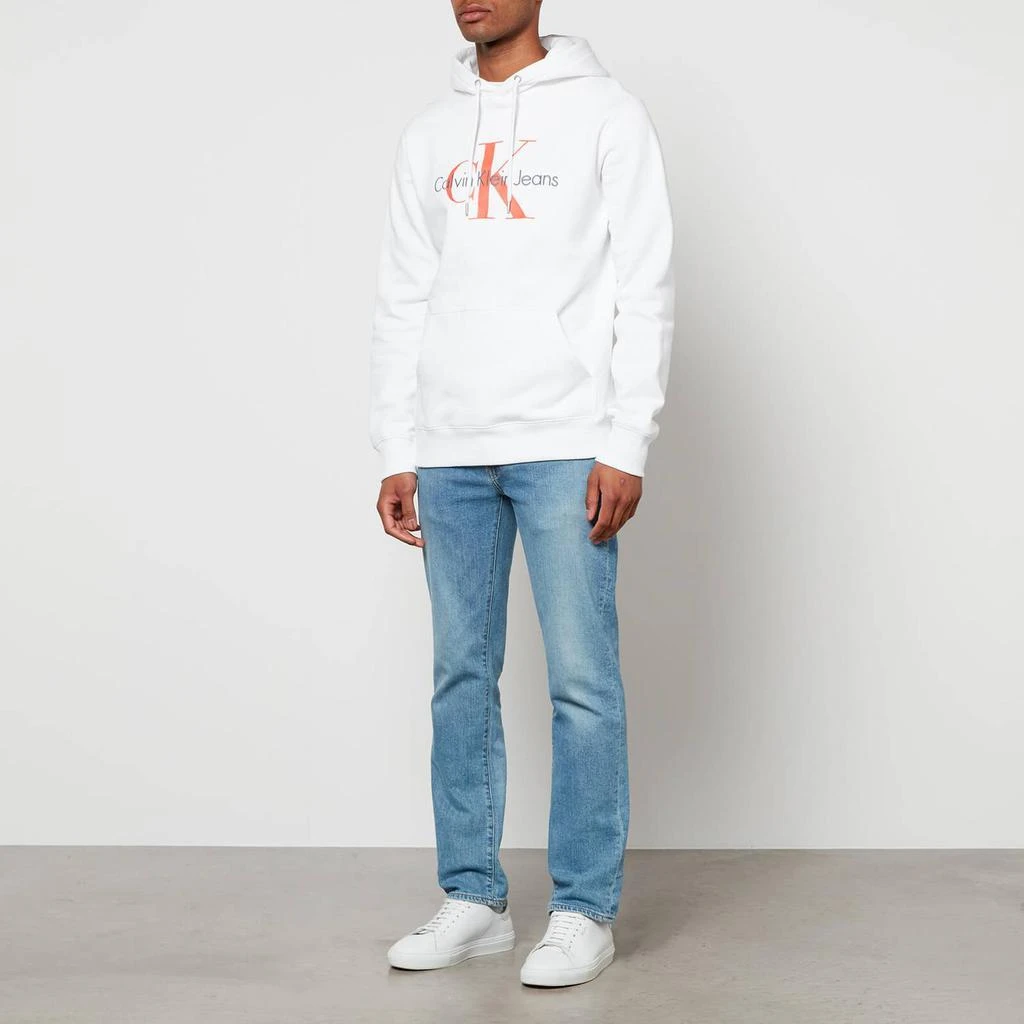 商品Calvin Klein|Calvin Klein Jeans Men's Monogram Hoodie - Bright White,价格¥403,第3张图片详细描述