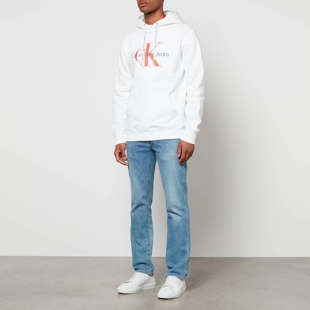 商品Calvin Klein|Calvin Klein Jeans Men's Monogram Hoodie - Bright White,价格¥377,第5张图片详细描述