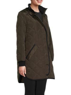 商品DKNY|Hooded Quilted Coat,价格¥672,第5张图片详细描述