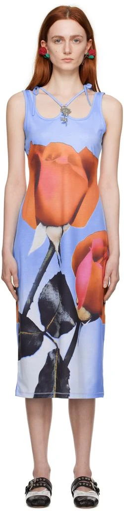 商品CHOPOVA LOWENA|SSENSE Exclusive Multicolor Mars Midi Dress,价格¥1454,第1张图片