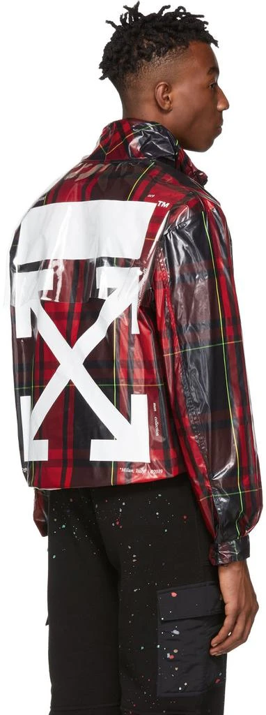 商品Off-White|Red Checked Anorak Jacket,价格¥2688,第3张图片详细描述