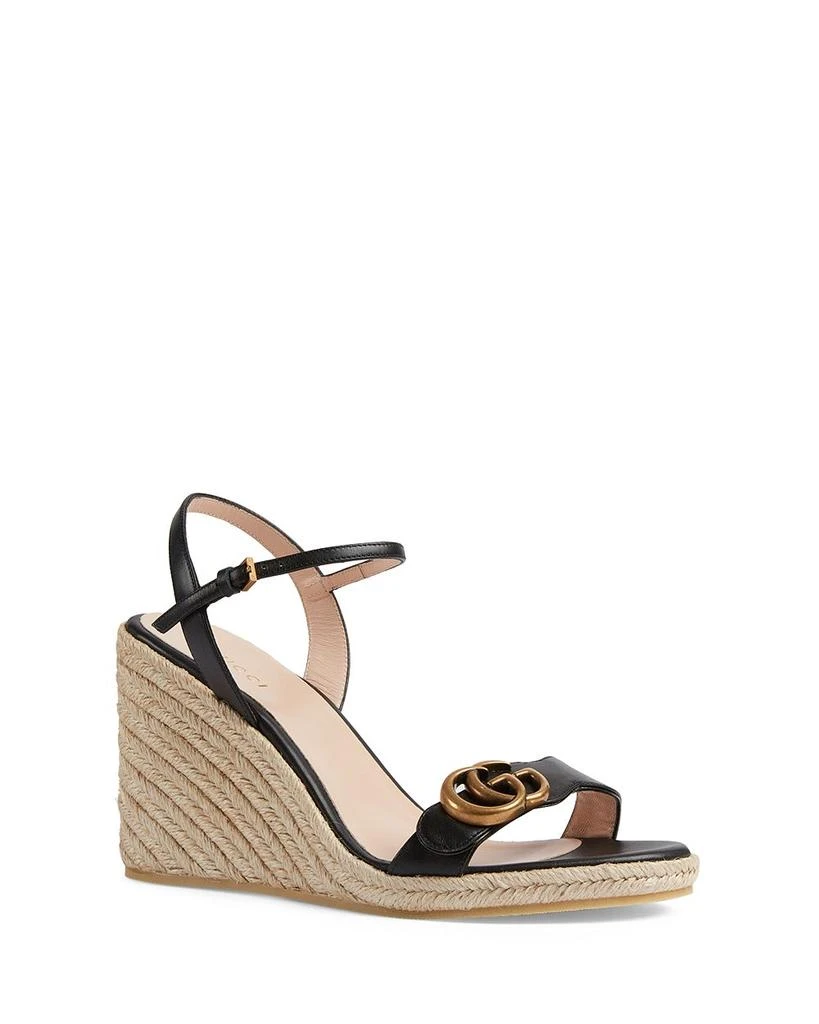 商品Gucci|Women's Aitana Espadrille Wedge Sandals,价格¥5493,第1张图片