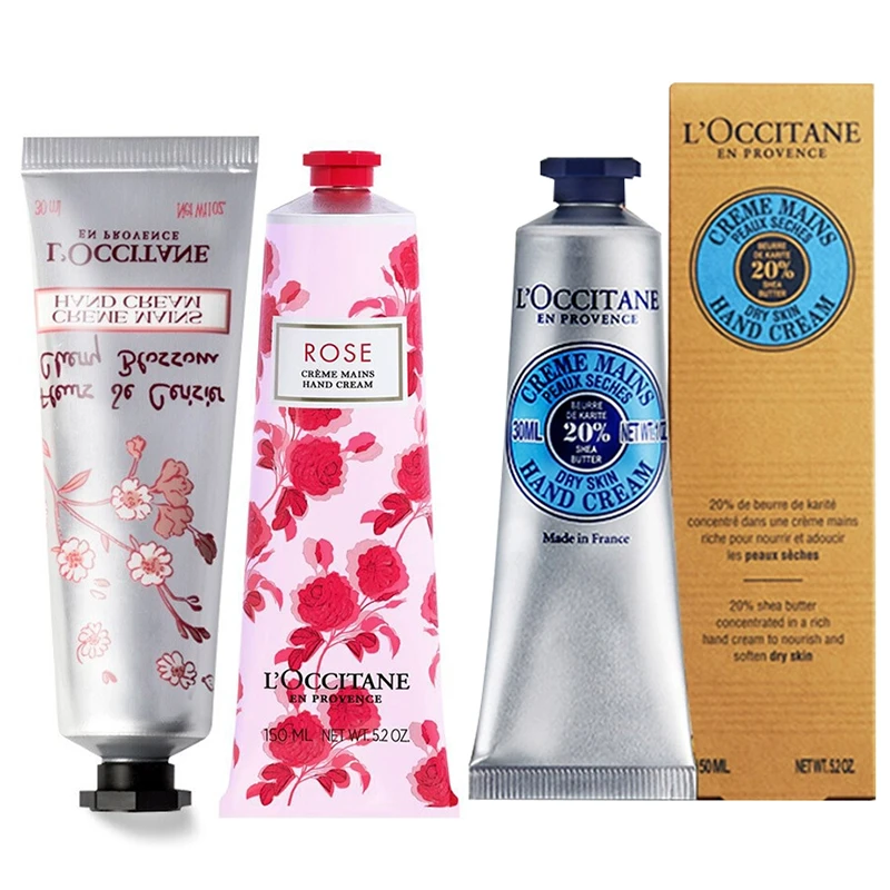 商品L'Occitane|L'OCCITANE 欧舒丹 甜蜜香氛亮采润手霜保湿滋润 150ml 橙花玫瑰牡丹芍药樱花,价格¥183,第1张图片