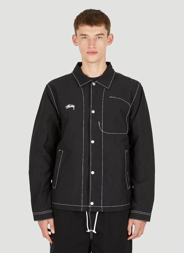 商品STUSSY|Folsom Jacket in Black,价格¥784,第1张图片