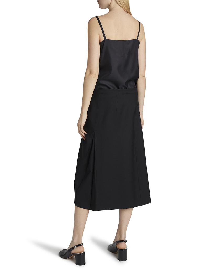 Mixed-Media Deconstructed Midi Dress商品第4张图片规格展示