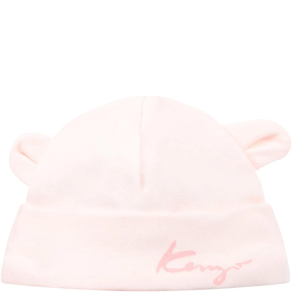 商品Kenzo|Kenzo Kids Pink Set For Baby Girl With Logo,价格¥956,第4张图片详细描述