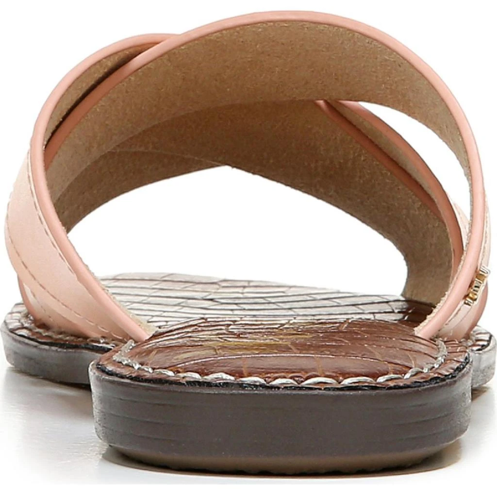 商品Sam Edelman|Sam Edelman Womens Gretch Leather Slip On Slide Sandals,价格¥153,第3张图片详细描述