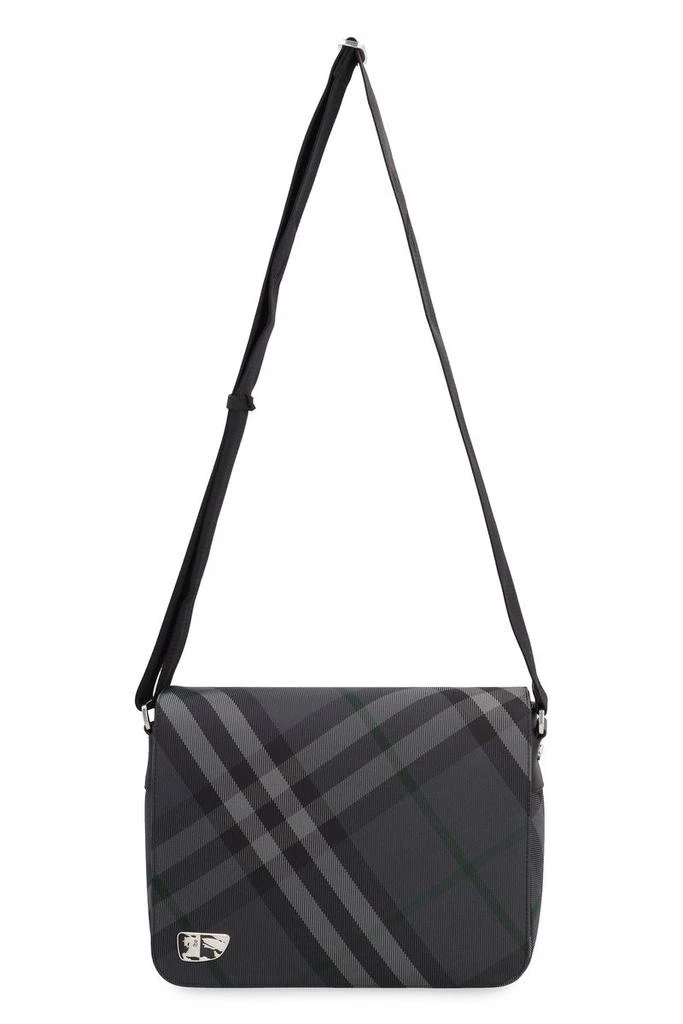 商品Burberry|Burberry Grid Messenger Bag With Check Motif,价格¥7536,第4张图片详细描述