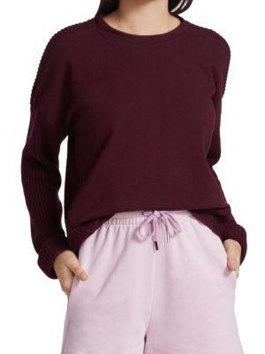 商品Splendid|Shea Mixed Media Sweatshirt,价格¥337-¥602,第1张图片