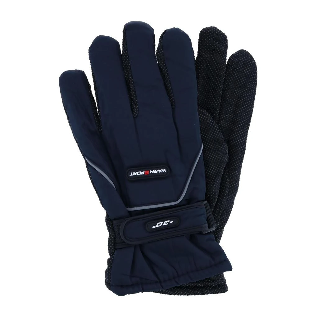 商品CTM|Men's One Size Microfiber Winter Ski Gloves with Wrist Strap,价格¥150,第2张图片详细描述