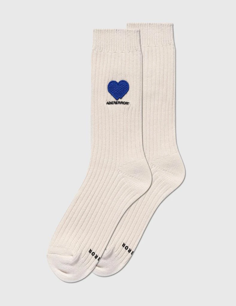 商品ADER error|Twin Heart Logo Socks,价格¥198,第1张图片