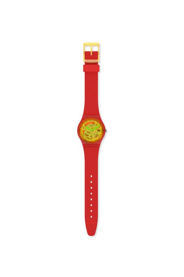 商品Swatch|Swatch Retro-Rosso Watch,价格¥605,第2张图片详细描述