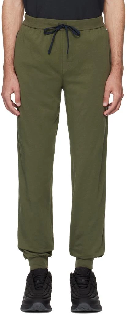 商品Hugo Boss|Khaki Embroidered Sweatpants,价格¥315,第1张图片