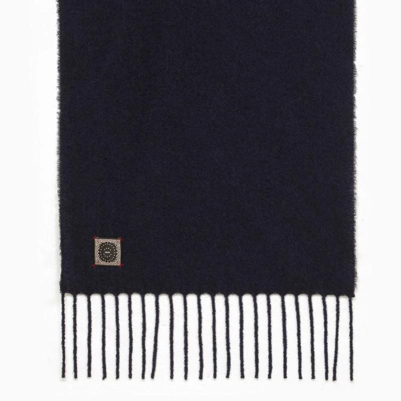 商品Destin|Blue scarf with fringes,价格¥429,第3张图片详细描述