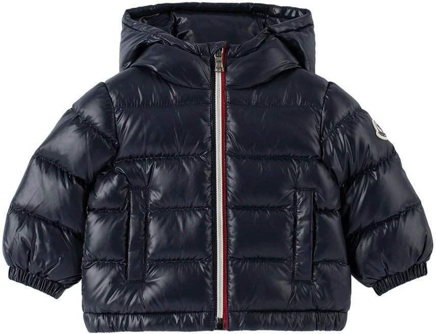 商品Moncler|Baby Navy New Aubert Down Jacket,价格¥2937,第1张图片