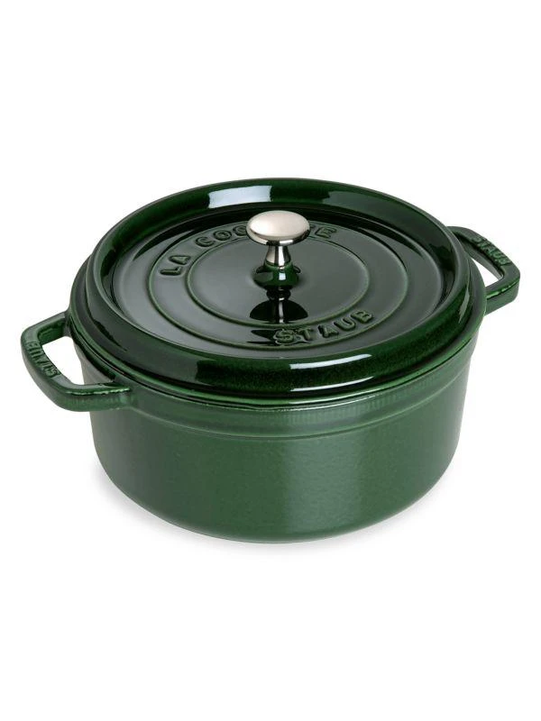 商品Staub|Cast Iron 5.5-Quart Round Cocotte,价格¥3335,第1张图片