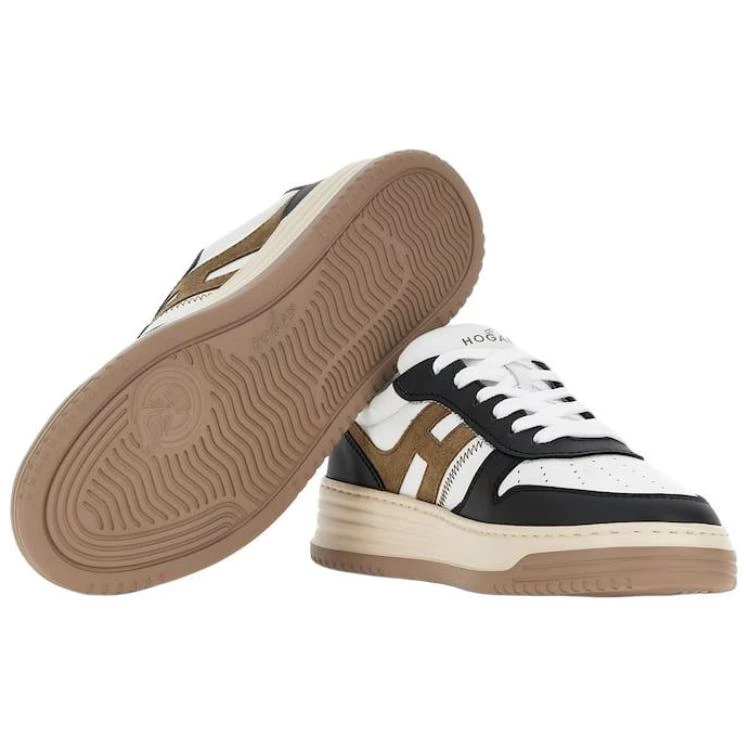 商品[国内直发] hogan|H630 皮革 圆头系带 生活休闲鞋 男款 黑色,价格¥2658,第7张图片详细描述