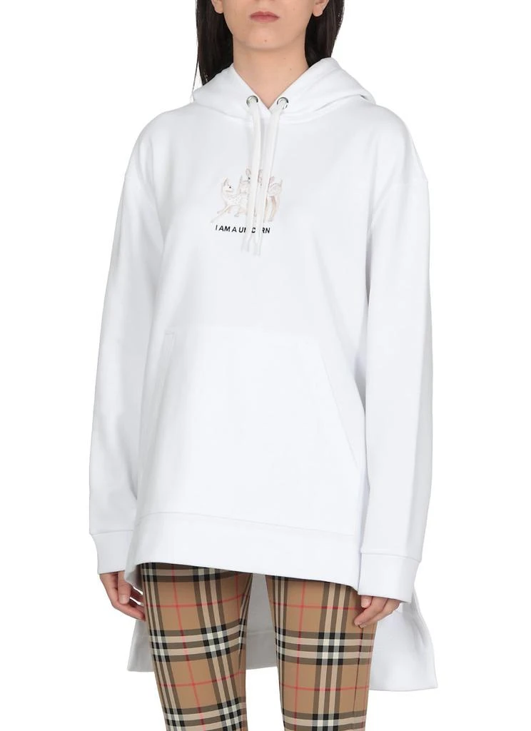 商品Burberry|Burberry Step-Hem Drawstring Hoodie,价格¥3956,第2张图片详细描述