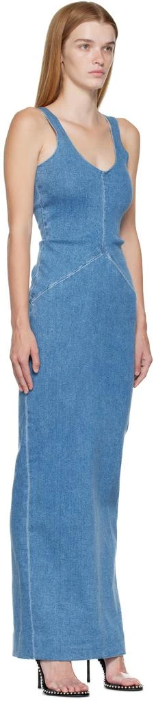 商品Alexander Wang|Blue Fitted Denim Maxi Dress,价格¥3524,第2张图片详细描述
