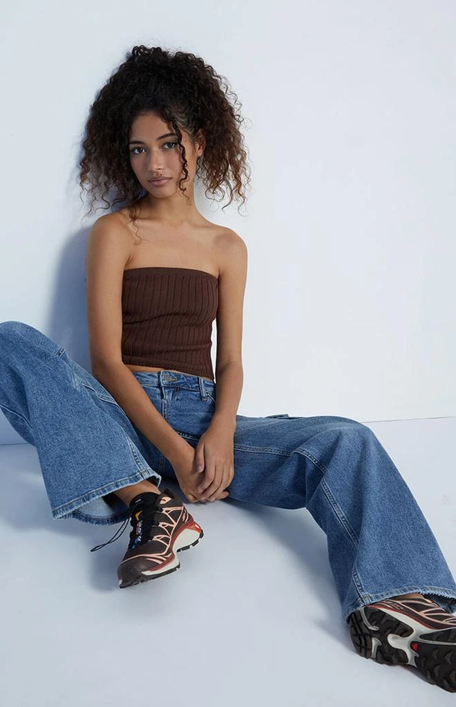 商品LA Hearts|Chunky Ribbed Knit Tube Top,价格¥157,第1张图片