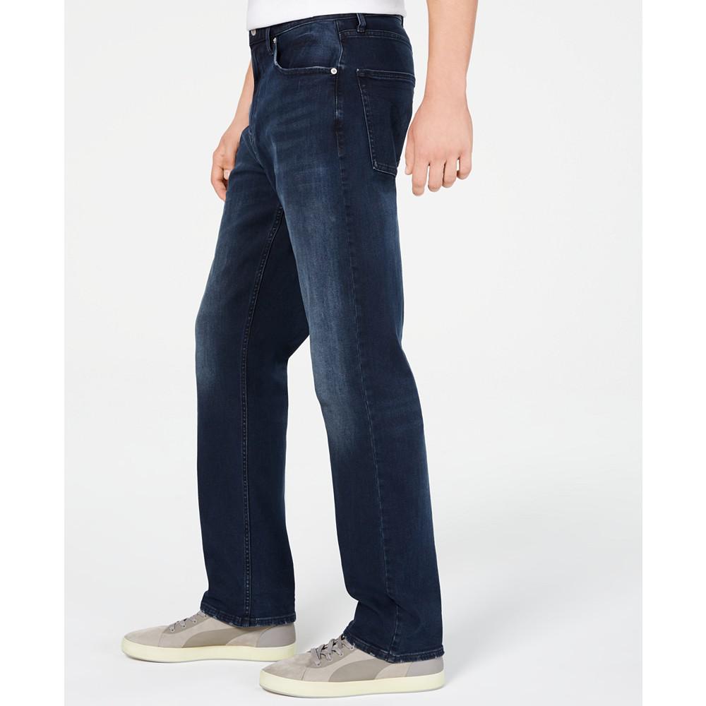 Men's Straight-Fit Stretch Jeans商品第3张图片规格展示