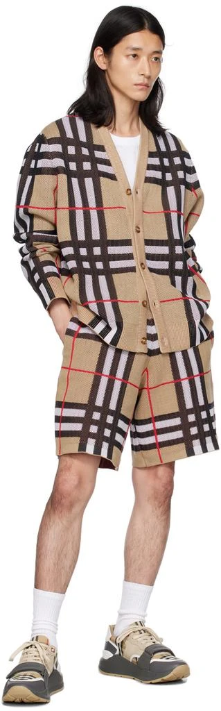 商品Burberry|Beige Check Cardigan,价格¥9839,第4张图片详细描述