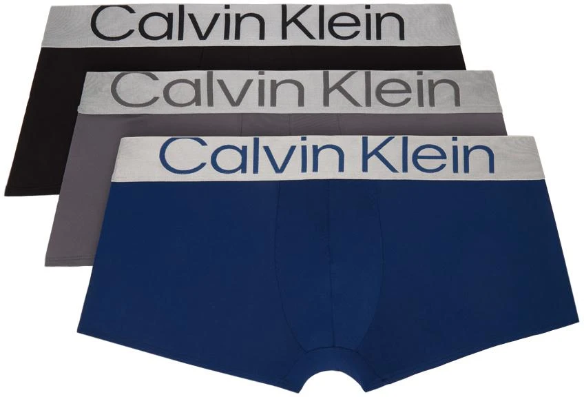 商品Calvin Klein|Three-Pack Multicolor Steel Boxers,价格¥241,第1张图片