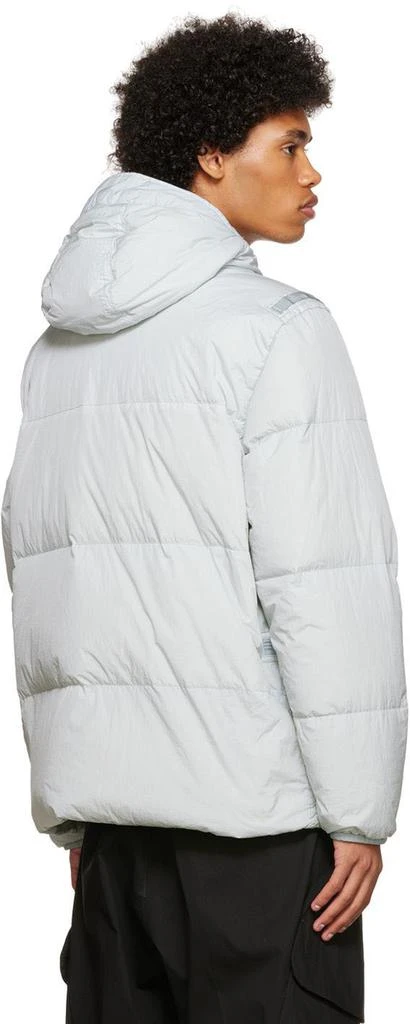 商品Stone Island|Gray Crinkle Rep Down Jacket,价格¥5494,第3张图片详细描述