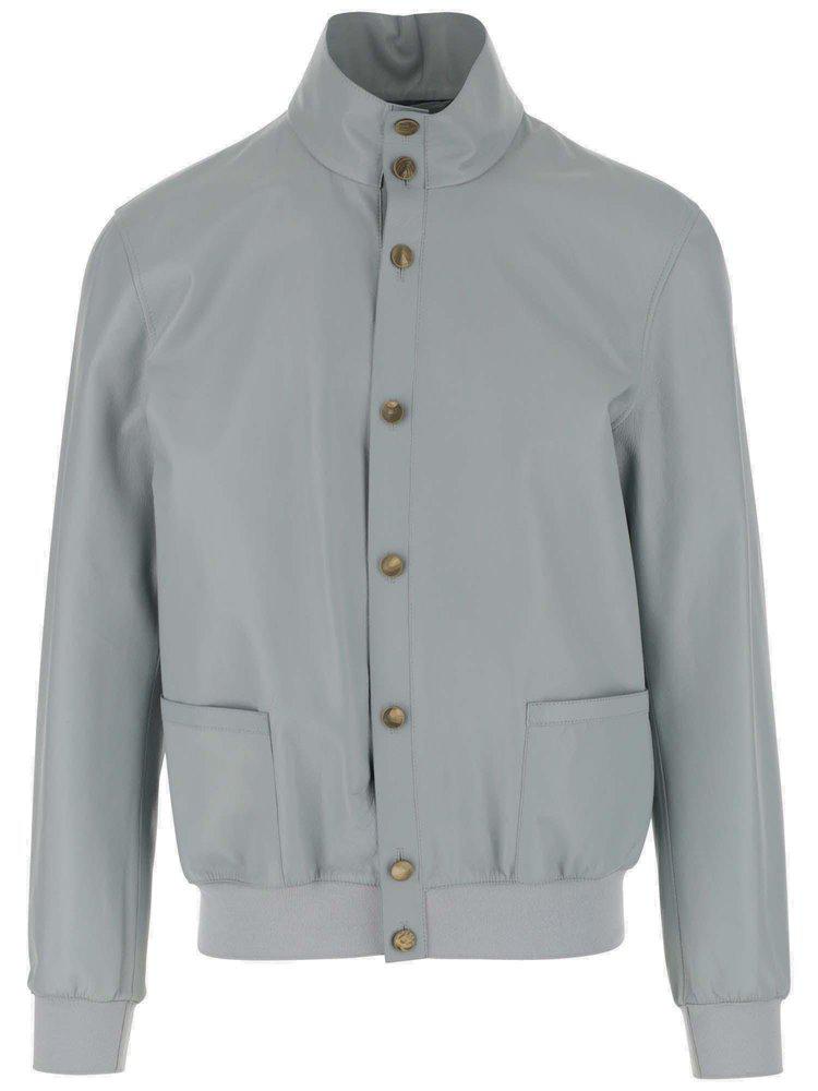 Giorgio Armani Buttoned Bomber Jacket商品第1张图片规格展示