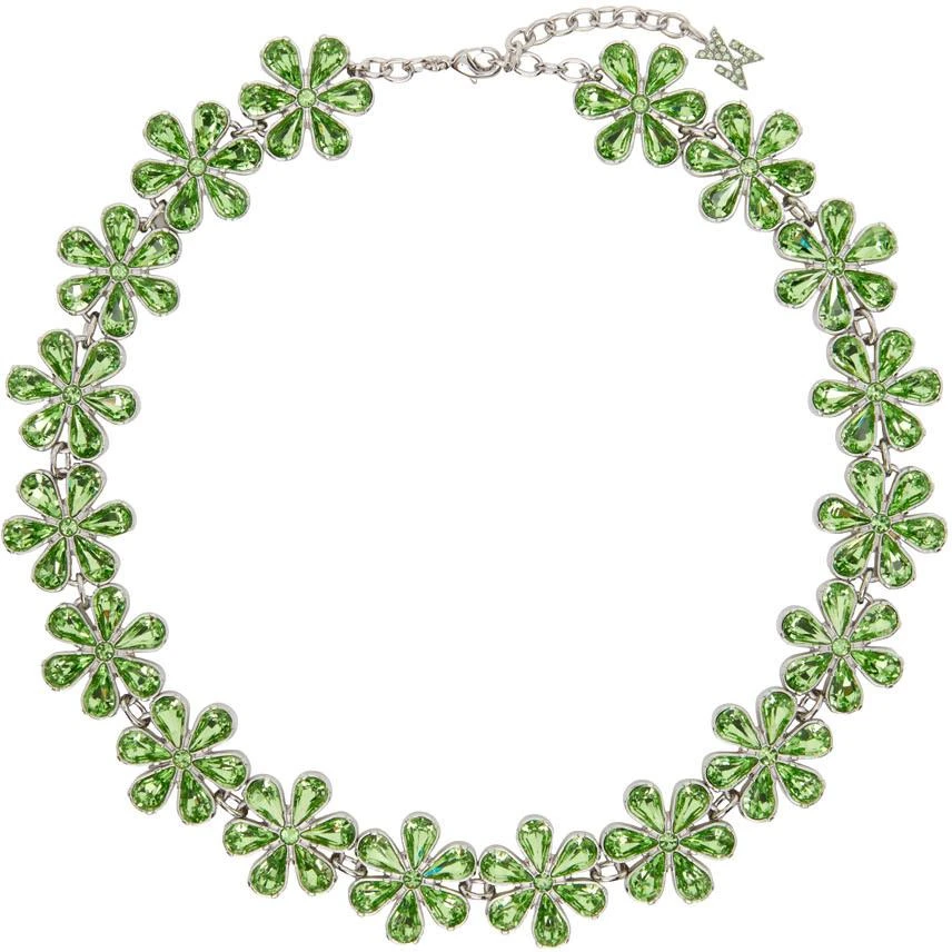 商品Amina Muaddi|Green Lily Choker,价格¥3195,第1张图片