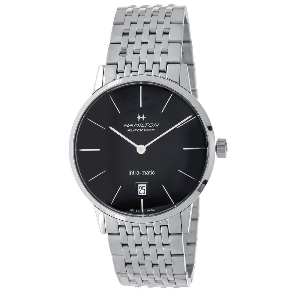 商品Hamilton|Hamilton Intra-Matic Stainless Steel Automatic Men's Watch H38455131,价格¥3134,第1张图片