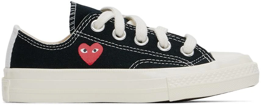 商品Comme des Garcons|黑色 Converse 联名 Chuck 70 OG Single Heart 儿童运动鞋,价格¥1184,第1张图片
