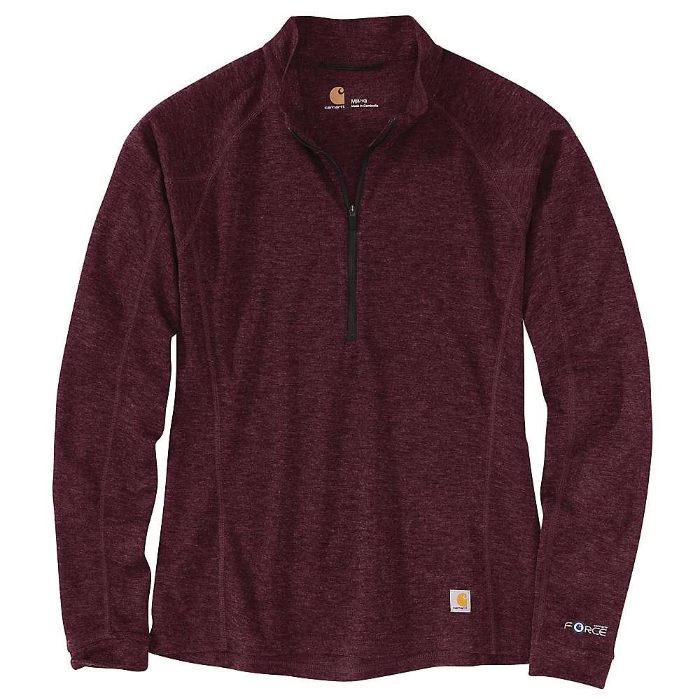 商品Carhartt|Carhartt Women's Base Force Heavyweight Poly-Wool Quarter-Zip,价格¥456,第2张图片详细描述