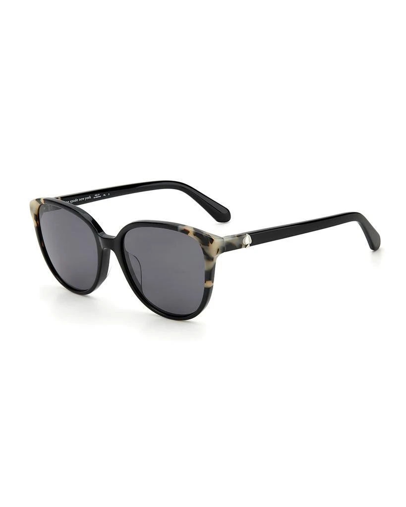 商品Kate Spade|vienne polarized round acetate sunglasses,价格¥835,第1张图片